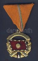 A Haza Szolgálatáért Érdemérem arany fokozata, szalaggal T:1/2