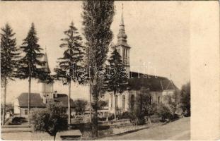 1916 Hosszúfalu, Satulung (Négyfalu, Sacele); Biserica S. S. Arhangheli / templom / church (EK)