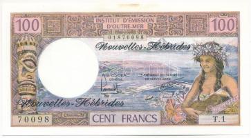 Új-Hebridák 1977. 100Fr T:AU New Hebrides 1977. 100 Francs C:AU Krause P#18d