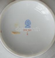 Apponyi mintás és sorszámmal ellátott aranyozott szájú herendi porcelán öblös váza 28cm-es magasságg...