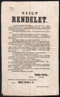 1849. augusztus 5. Komárom, Klapka György által kiadott nyílt rendelet az aratott győzelemről és a szerzett fölény kihasználásának mikéntjéről