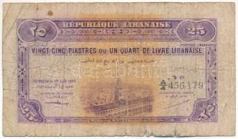 Libanon 1942. 25P T:VG Lebanon 1942. 25 Piastres C:VG Krause 36.