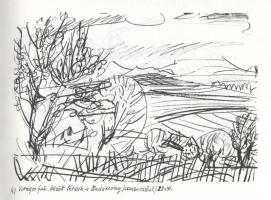 Kunt Ernő kiállítás a Balatoni Múzeumben. Keszthelyen 1988. 20 db színes reprodukciót tartalmazó füz...