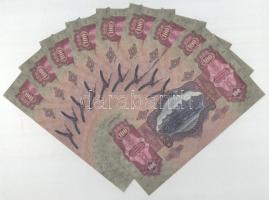 1930. 100P (9x) csillagos sorszám, sorszámkövetők és közeli sorszámok T:UNC,AU Adamo P17