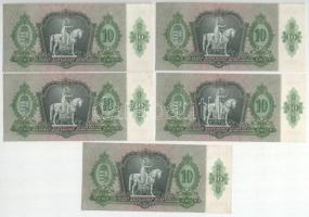 1936. 10P "*B 153" csillagos sorozatszámmal (5db) sorszámkövető. Ez a tétel, illetve a 304...