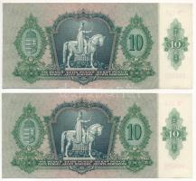 1936. 10P "*B 153" csillagos sorozatszámmal (2db) sorszámkövető. Ez a tétel, illetve a 304...