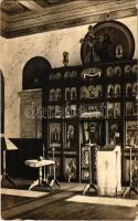 1930 Costesti, Manastirea Bistrita / Romanian Orthodox monastery, interior. Fot. Orig. J. Fischer (EK)