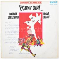 Barbra Streisand, Omar Sharif - Funny Girl (Original Filmmusik). Vinyl, LP, Album, Stereo, AMIGA, NDK, 1972. VG. A borítón ajándékozási sorokkal.