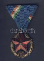 Közbiztonsági Érem bronz fokozata, szalaggal T:2