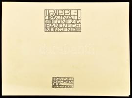 Rippl-Rónai József (1861-1927): Gitáros 1913. Cinkográfia , papír, jelzett a cinkográfián, lapméret ...