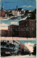 1922 Opole, Oppeln; Schleuse, Inf.-KaserneI. Batl., Zimmerstasse / general view, military infantry barracks, street view (EK)