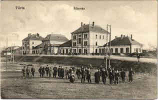 1914 Tövis, Teius; vasútállomás / railway station (EB)