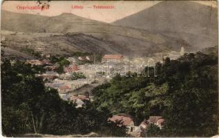 1913 Oravicabánya, Oravica, Oravicza, Oravita; látkép. Káden József kiadása / general view (vágott / cut)