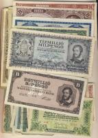 66 db klf magyar bankjegy korona-, pengő-, forint-időszakból jobbakkal, Adamovszky-katalógus alapján...