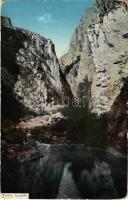 Tordai-hasadék, Cheile Turzii, Torda, Turda; Torda-hasadék. Füssy J. kiadása / gorge (kopott sarkak / worn corners)
