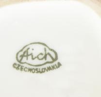 Aich csehszlovákia 2 darab fűszertartó edény, jelzéssel, kopással, m: 9,5 cm