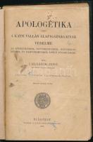 Uhlyárik Jenő: Apologétika vagy a kath. vallás alapigazságának védelme. Az atheizmusról, pantheizmus...