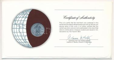 Közép-Afrikai Államok 1976. 1Fr Al "Nemzetek pénzérméi - Kongó" felbélyegzett borítékban, ...