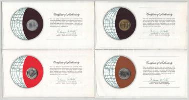 Coins of all Nations (Nemzetek pénzérméi) érmés boríték tétel (13xklf), benne: Cook-szigetek, Comore...