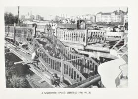 1937 A Margit híd átépítése 1935-1937, képes album ismertető szöveggel, Jaksics György ex librisével...