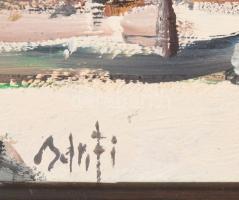 Bánfi jelzéssel: Óbuda. Olaj, karton. Fakeretben. 23x30 cm