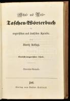 Ballagi Mór: Iskolai és utazási magyar és német zsebszótár. Magyar-német rész. Német-magyar rész. Tö...