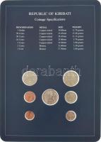 Kiribati 1979. 1c - 1D (7xklf), "Coin Sets of All Nations" forgalmi szett felbélyegzett ka...