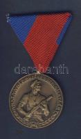A Haza Hűséges Szolgálatáért Br emlékérem, szalaggal T:2