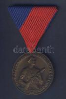 A Haza Hűséges Szolgálatáért Br emlékérem, szalaggal T:2