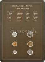 Maldív-szigetek 1982-1984. 1l - 1R (6xklf), "Coin Sets of All Nations" forgalmi szett felb...