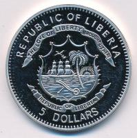 Libéria 2011. 5$ "II. Frigyes" részben multicolor, ezüstözött Cu T:PP
Liberia 2011. 5 Dol...