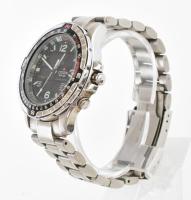 Citizen WR 100 kronográfos kvarc karóra. Fém tokos, fém szíjjal, kissé kopott. Elemmel, működik d: 4...