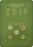 Belgium 1970-1983. 50c - 20Fr (5xklf), "Coin Sets of All Nations" forgalmi szett felbélyeg...