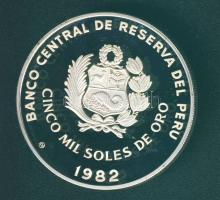 Peru 1982. "Labdarúgó VB" ffm emlékérem T:PP