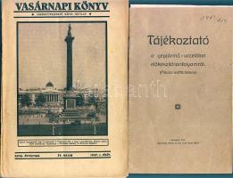 2db nyomtatvány, mint: 1912 Tájékoztató a gépjermű-vezetőket előkészítő tanfolyamról és az 1937.-i Vasárnapi könyv 11. száma