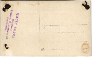 Budapest, harangok. Macsy Endre fényképész (Budapest VI. Izabella u. 62. Illatszertár) photo (Rb)