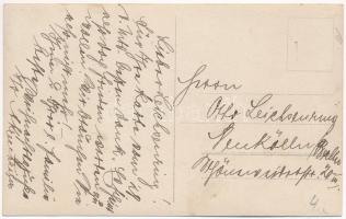 Galizien, Sachsenparade i. Okt. 17., S.M. König von Sachsen (Friedrich August III.) / Első világhábo...