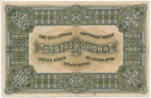 1920. 500K "Orell Füssli Zürich" nyomdahely jelöléssel, "5A 002 466921" T:F folt...