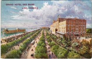 Venezia-Lido, Venice; Grand Hotel des Bains, tram