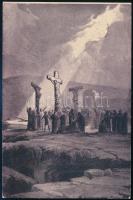 1934 R. Barabás Gizella (1893-1985) festőművész autográf levele mesterének, Kézdi-Kovács Lászlónak (...