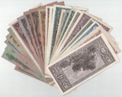 23xklf Pengő bankjegytétel T:AU-F közte szép papír