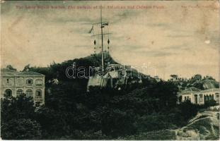 Xiamen, Amoy; The Amoy Signal Station. The Arrivals of the American and Chinese Fleets (EM)