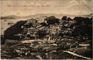 Xiamen, Amoy; Birds eye view of Amoy City from Tiger Head Hill (fl)