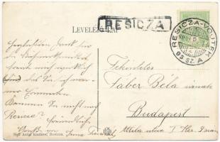 1909 Resica, Resita; Villamos központ. Neff Antal kiadása / Elektrische Centrale / electricity stati...