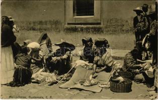 Guatemala, Melcocheras / market, folklore