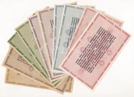 1946. 10.000AP-1.000.000AP (10db, 6xklf) T:XF-F