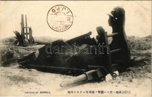 Port Arthur, Ryojun, Lüshun City, Lüshunkou District (Dalian); Cannon of 203 Hill (fl)