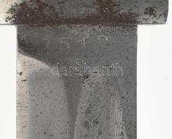 II. világháborús német K98 bajonett (M84/98), jelzett pengével és hüvellyel, korának megfelelő, kiss...