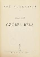 Kállai Ernő: Czóbel Béla. Ars Hungarica 7. Bp., 1934., Bisztai Farkas Ferenc, 30+2 p.+32 (fekete-fehér képtáblák) t. Átkötött félvászon-kötés, volt könyvtári példány, kissé kopott borítóval, a 24. tábla után a táblák nem sorrendbe jönnek (de az összes meg van), javított táblával. Megjelent 1000 példányban.