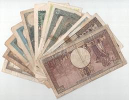 Románia 1941-1947. 12db-os bankjegy tétel T:F,VG
Romania 1941-1947. 12pcs of banknotes lot C:F,VG